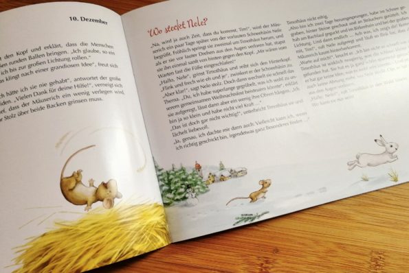 Katharina Mauder, Stephanie Stickel, Kaufmann Verlag, Das Weihnachtsfest der Tiere, Adventskalender für Kinder, Türchen