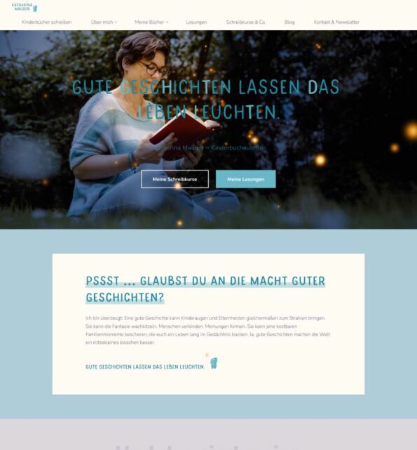 Katharina Mauder, Kinderbuchautorin, Schreibcoach Kinderbücher, Website, Angebote